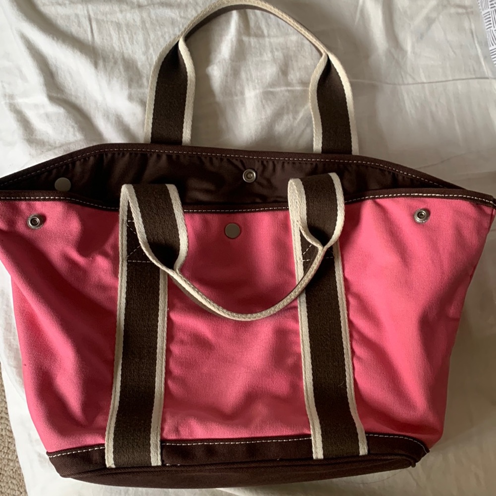 NWT! j crew canvas bag in pink - Picture 1 of 8